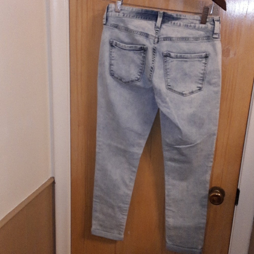 Arizona faded blue jegging crop Jeans size 1 - Picture 3 of 11